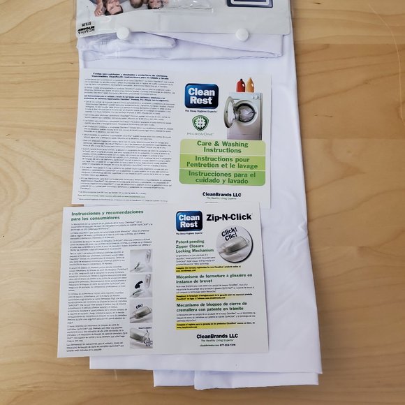 Clean Rest Complete Allergen and Bed Bug Blocking Pillow Encasement - Picture 5 of 5